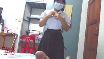 Thai Teen With Glasses Enjoys Hot Sex With His Friend