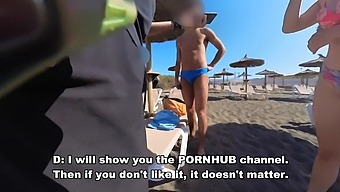 A Nude Beach Slut'S Erotic Encounter With A Group Of Old Men, Captured In High Definition