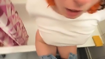 Blowjob And Fucking In The Toilet And Room, With Group Sex And Public Sex