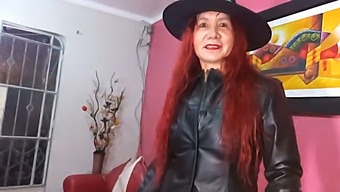 Stunning Milf Dresses Up As A Seductive Witch For Halloween