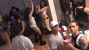 Teen (18+) Gets Fucked At A Group Orgy