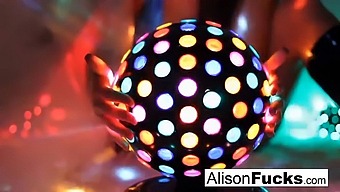 Stunning Busty Beauty Alison Tyler In A Captivating Disco Setting