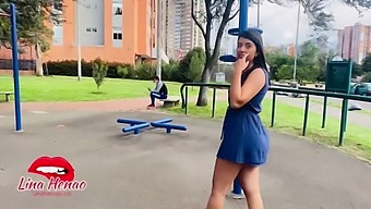 A Latina Teen'S Public Display Of Female Ejaculation And Vibrator Use