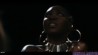 African Goddess Dominates Possessed Latina In Ai-Generated Hentai